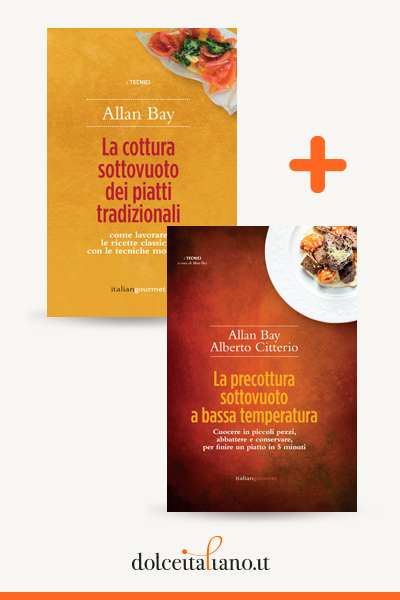 Combo libri: La precottura sottovuoto a bassa temperatura + La cottura sottovuoto dei piatti tradizionali di Alberto Citterio