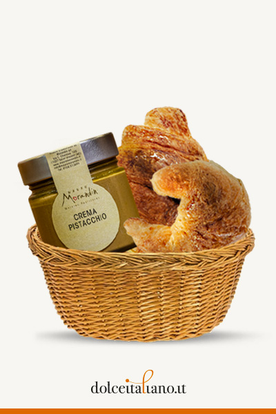 Box Colazione: 4 Croissant + Crema spalmabile al pistacchio di Mauro Morandin
