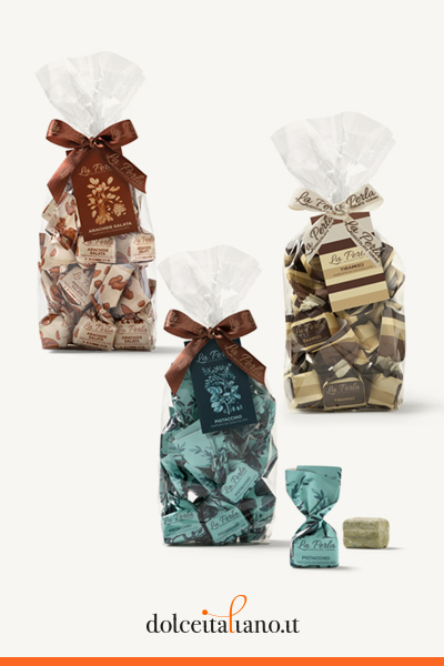 3 sacchetti assortiti di Tartufi di cioccolato: I Deliziosi La Perla di Torino