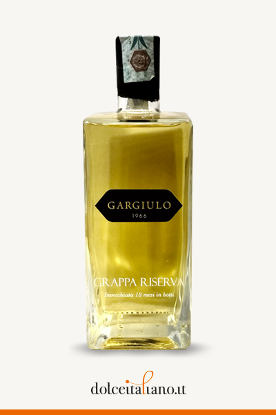 Grappa Gargiulo 18 mesi di invecchiamento blend di vitigni di Gargiulo Carlo