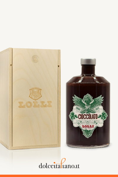 Liquore al Cioccolato - Cofanetto in legno di Lolli Liquori