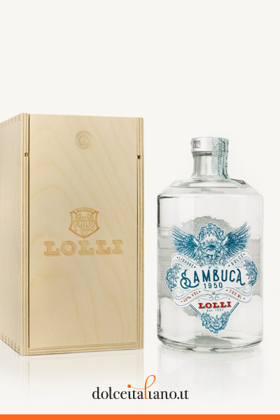 Sambuca - Cofanetto in legno di Lolli Liquori