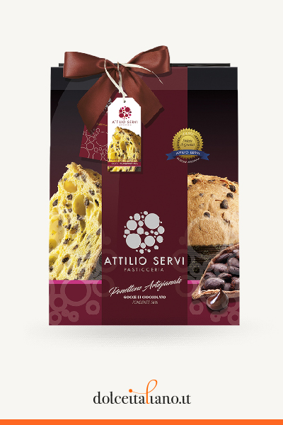 Panettone Cioccolato Fondente 56% di Attilio Servi