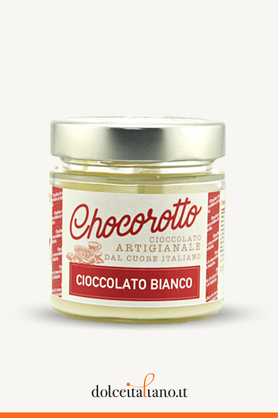 Crema spalmabile al Cioccolato Bianco 220gr di Chocorotto