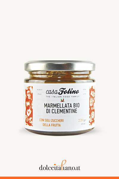 Marmellata Bio di Clementine 220gr di Casa Folino