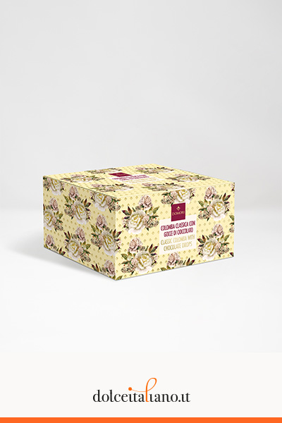 Colomba classica con gocce di cioccolato di Domori