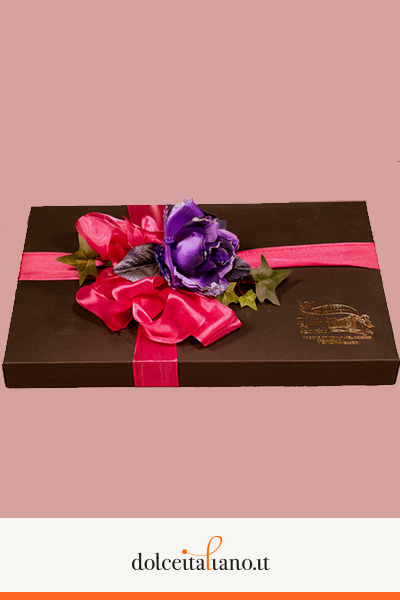 Confezione regalo da 25 pezzi di cioccolatini assortiti di Davide Dall'Omo kg 0,30