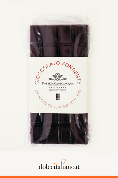 Cioccolato Fondente Gran Cru De Terroir Peru’ 63% di Roberto Cantolacqua